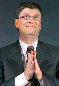 Bill Gates Praying