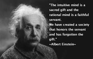 Einstein on intuition