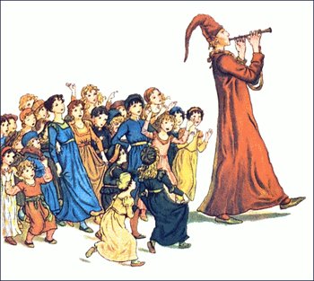 following the pied piper