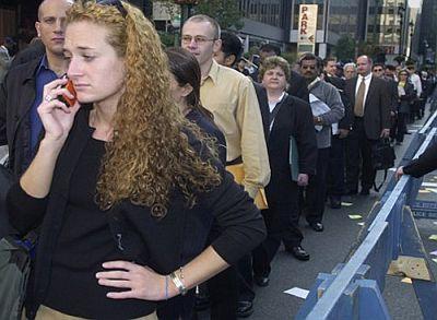 unemployment line in america