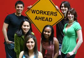 a team of workers